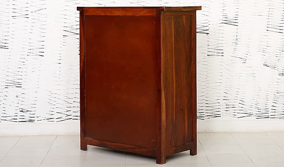 Thumbnail: Sheesham Wood Multipurpose Chest of Drawers Storage 6 Drawers