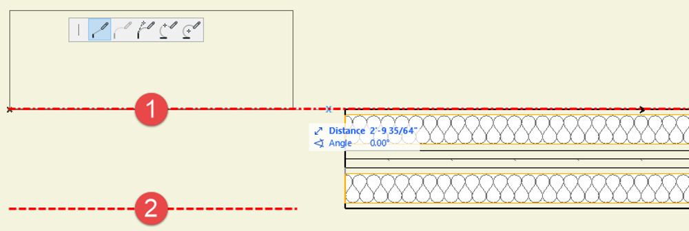 Per Pane Reference Line Don’t be controlled by the Wall Reference Line