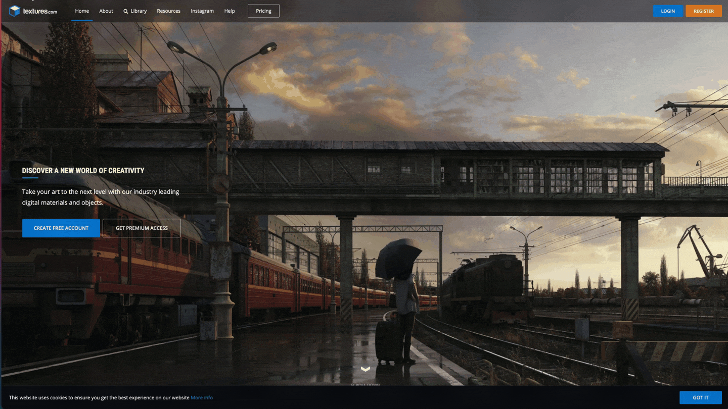 HDRI maps and textures