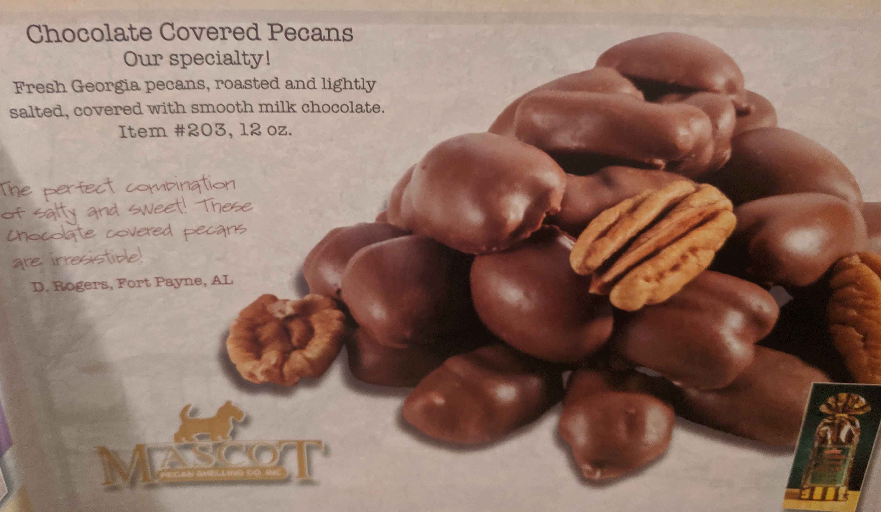Chocolate Covered Pecans