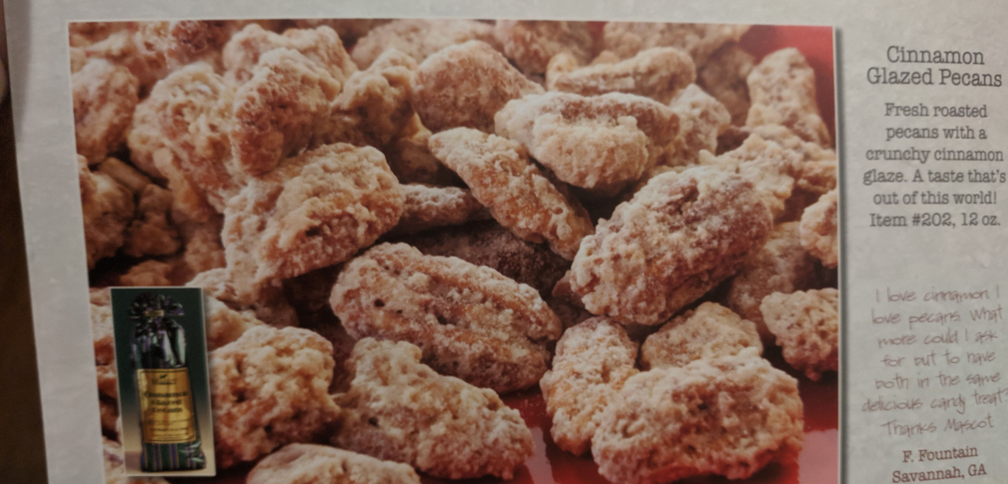 Cinnamon Glazed Pecans