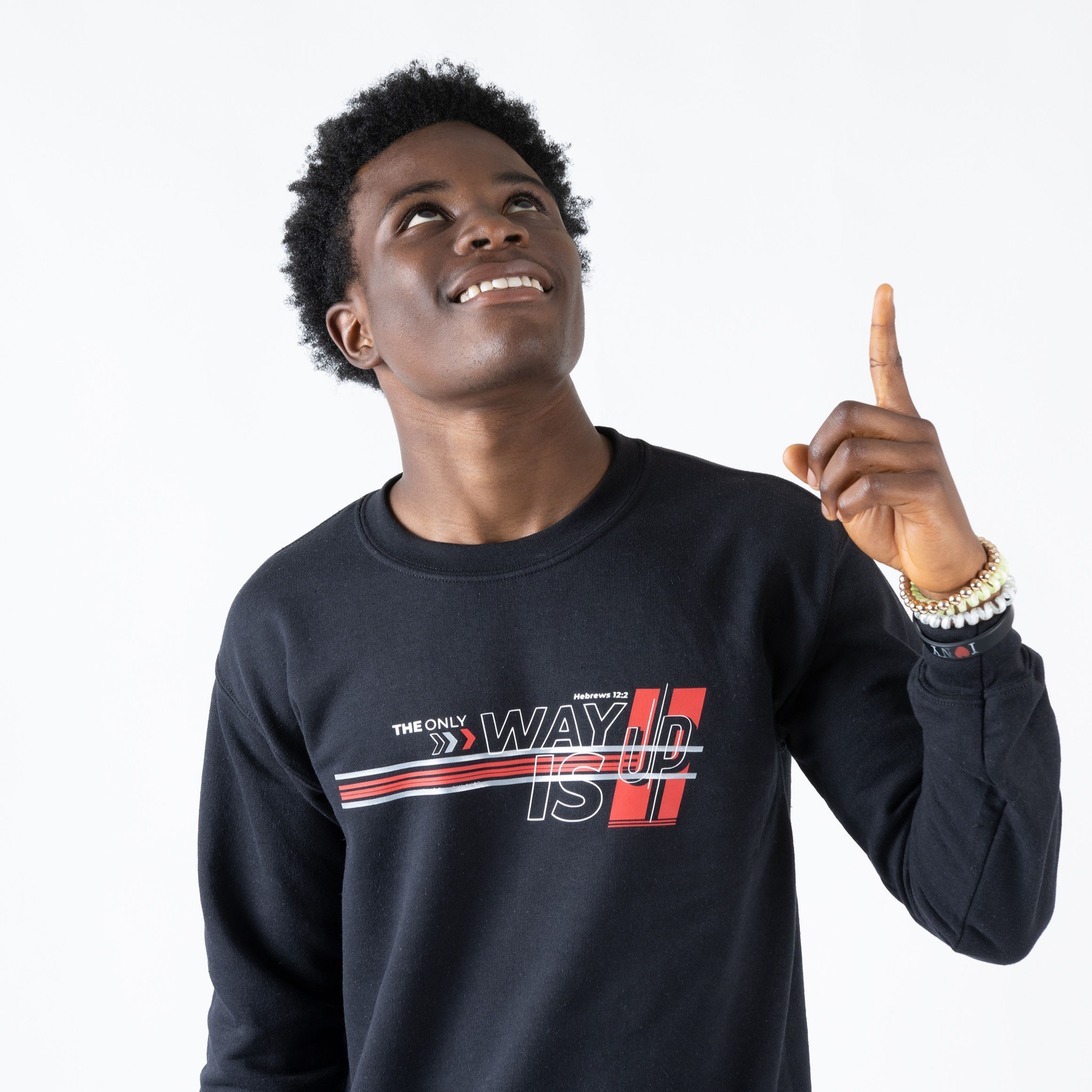 The Only Way Is Up Crewneck Sweatie - Men