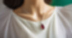 Eye-level view of Lovesong Pendant hanging elegantly