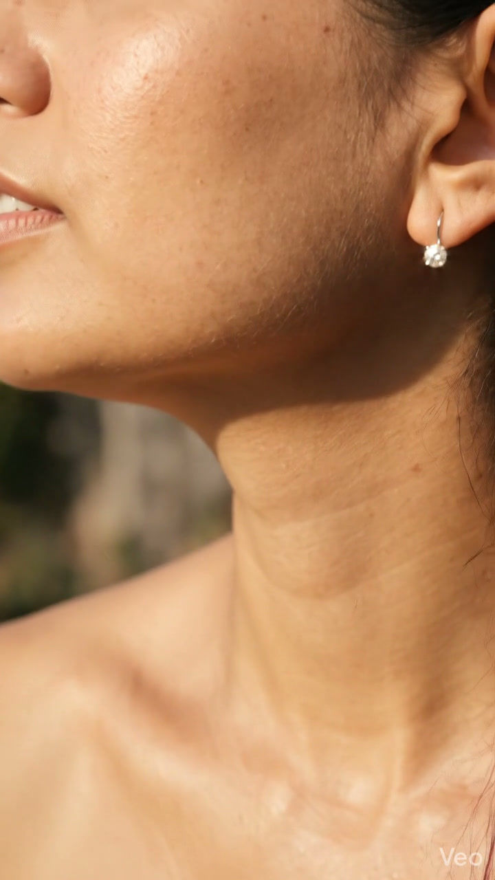 Thumbnail: Éclat Earrings - Sterling Silver Rhodium Plated Moissanite Earrings