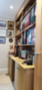 Shelving space for books and documents