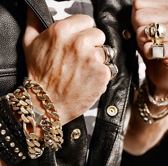 Rocker/Biker studio portrait