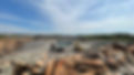 plant machinery in blue pennant sandstone quarry