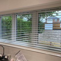uPVC window and blind