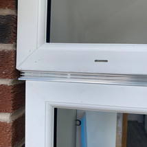 close up of a uPVC window