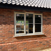 new pvc windows intalled