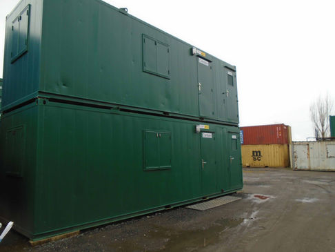 stacked welfare cabins