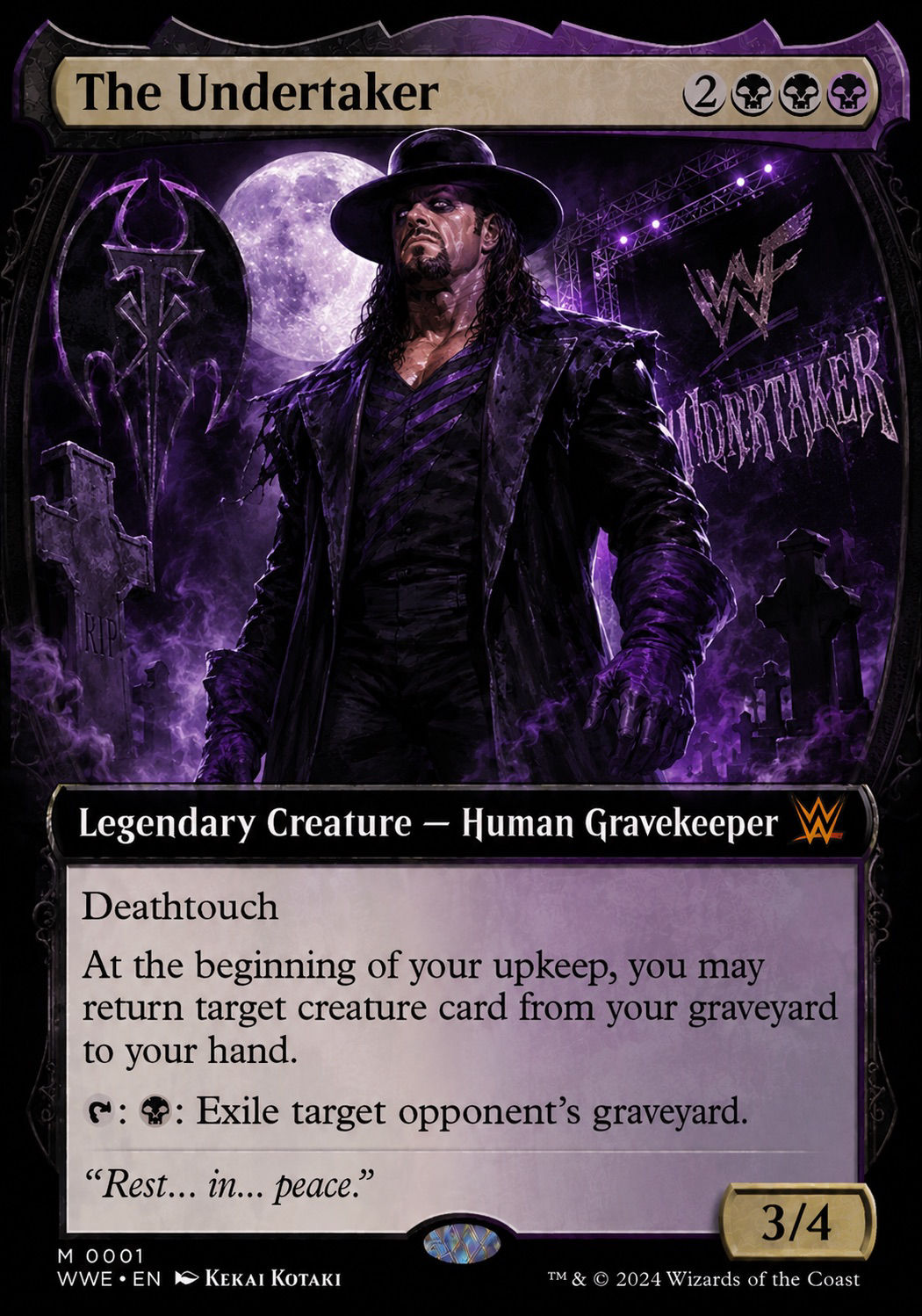 Undertaker MTG  WWF Custom