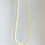 Thumbnail: Asymmetric lime and white pearl freshwater necklace, colourful pearl jewelry