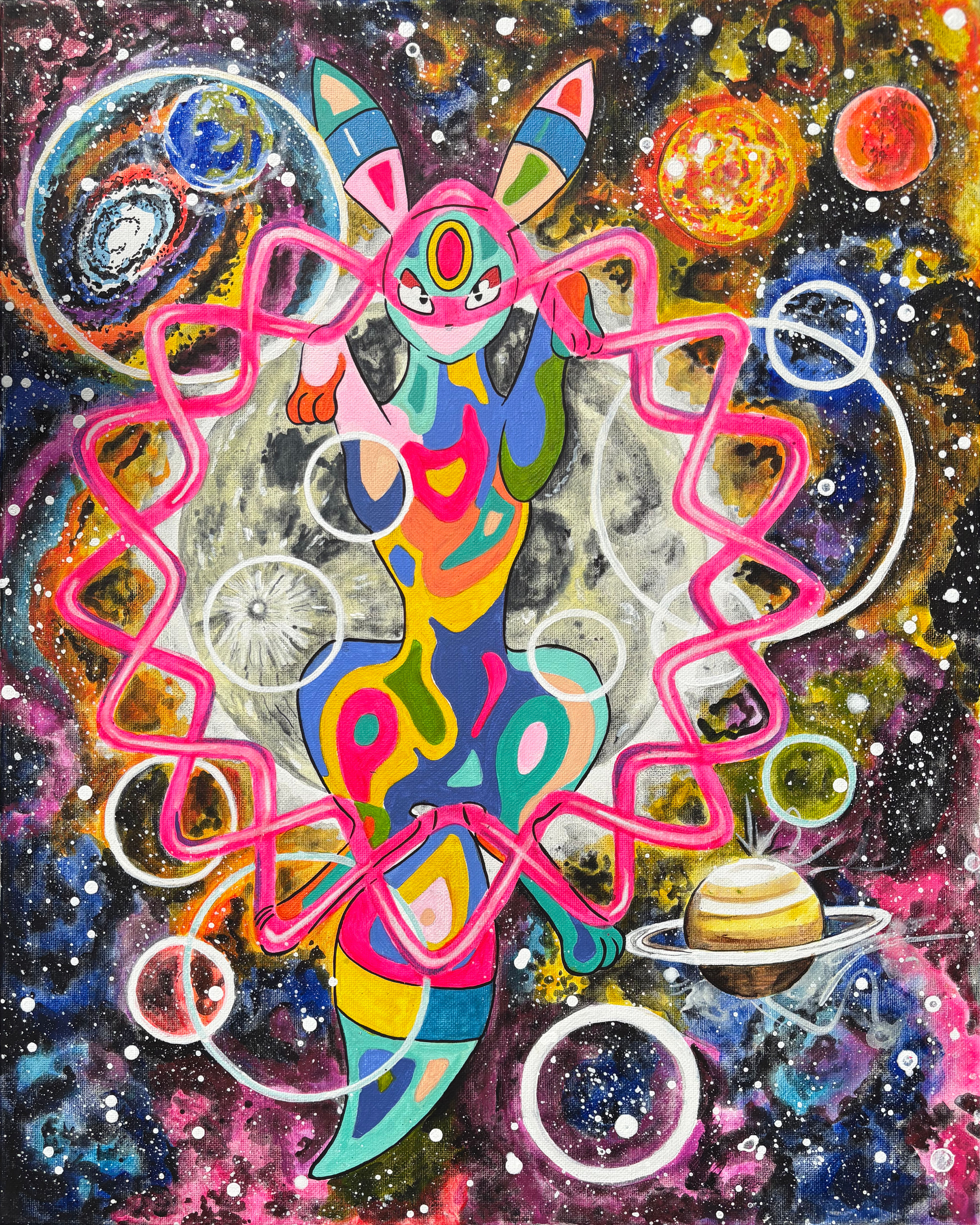 Lava Lamp in Space 16x20