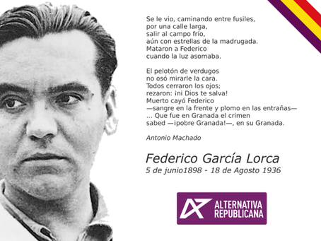 Federico García Lorca, mártir republicano