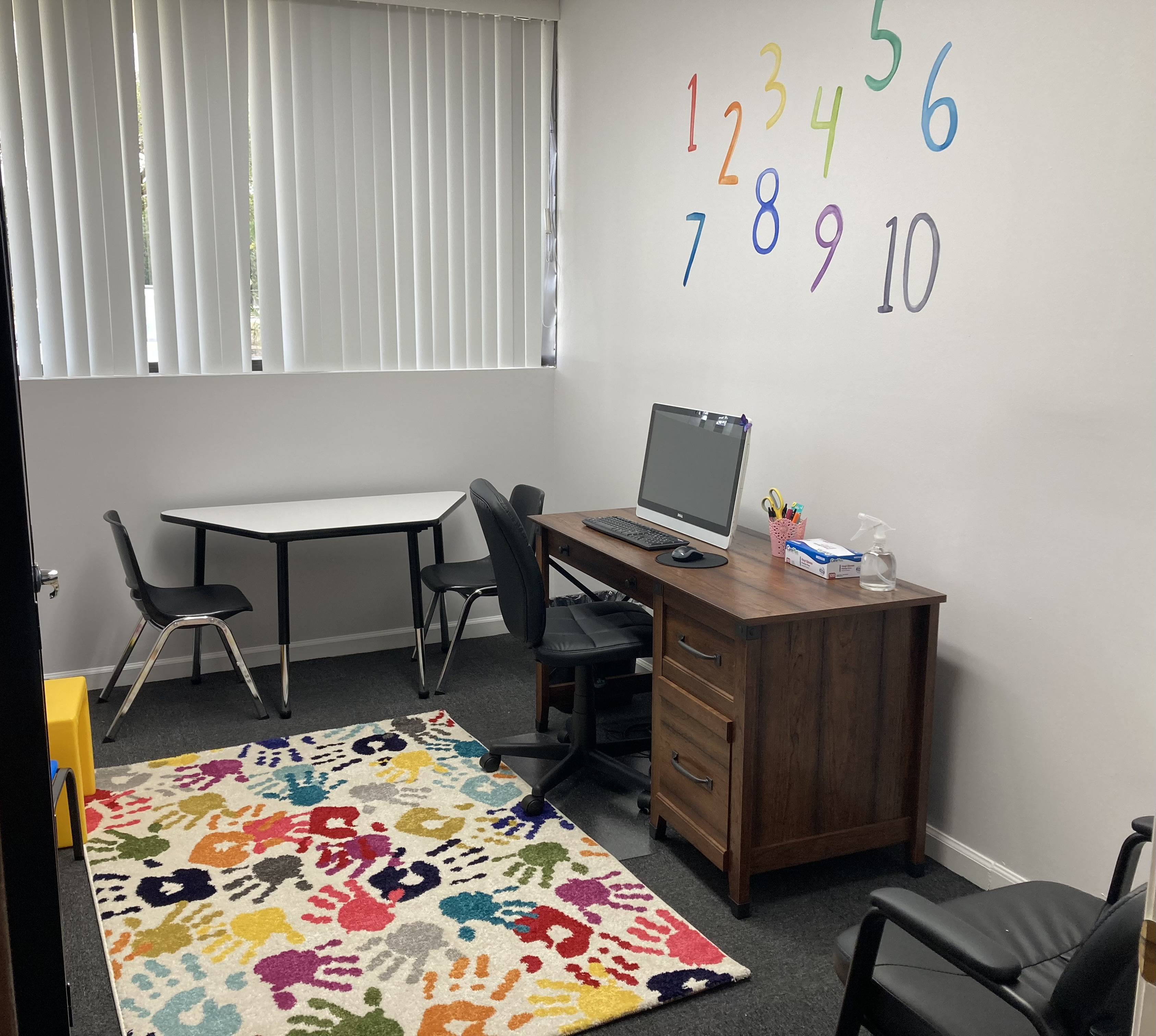 Provider-published empty pediatric therapy room from Expressions 4 Kids