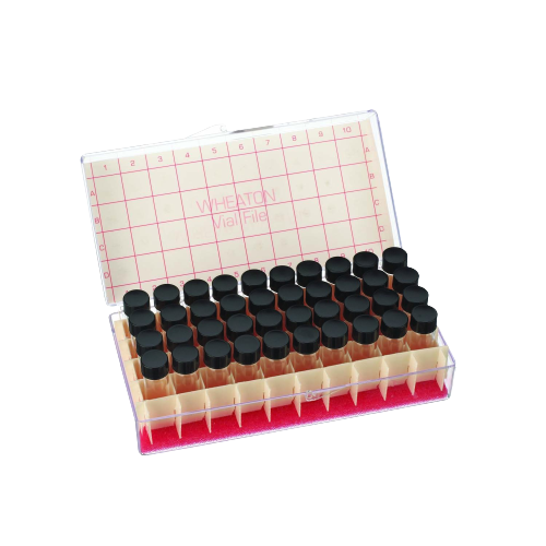 2ML VIALFILE CLR 8-425PTFE/RB, 1 Case