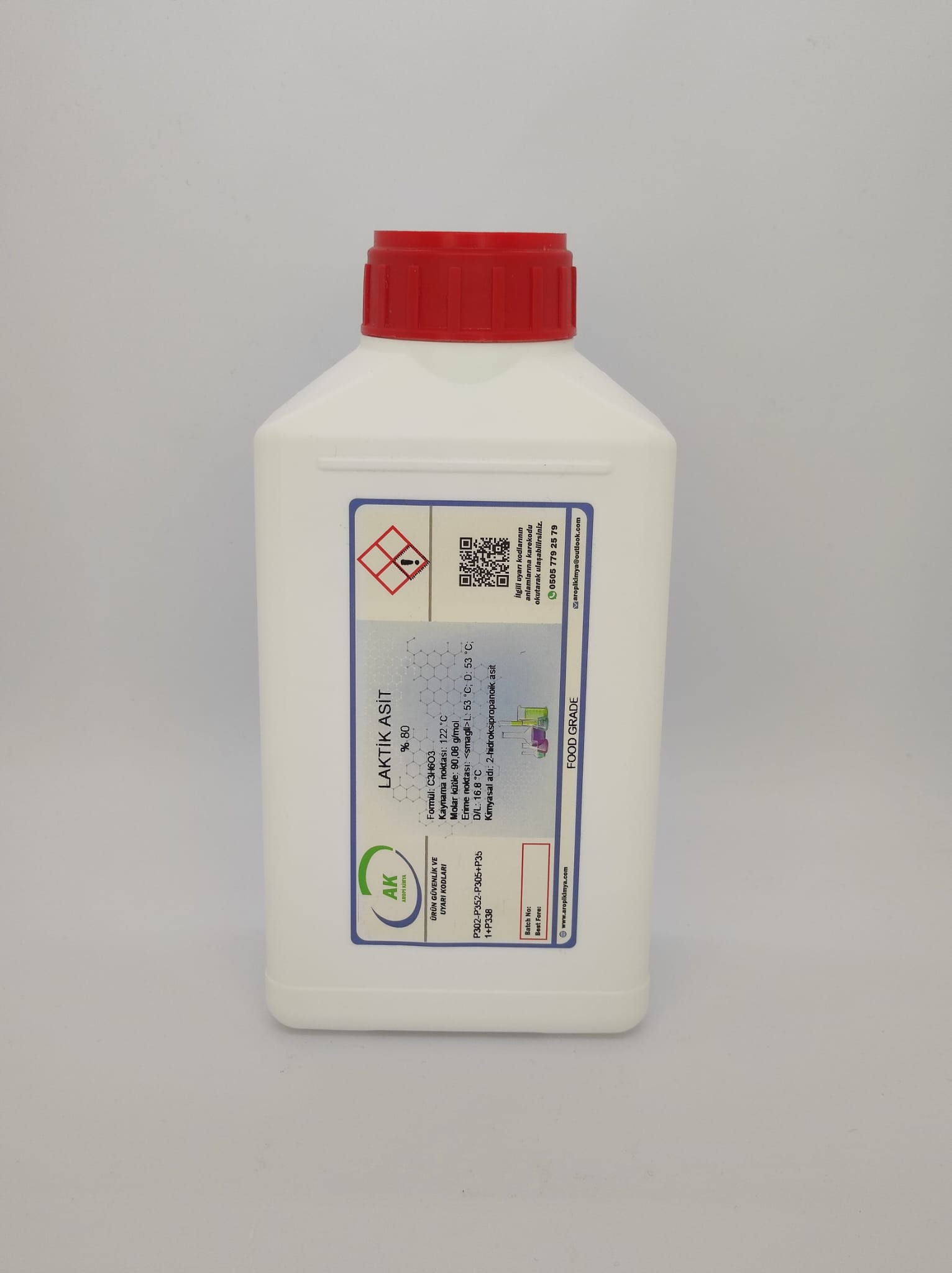 AROPİ LAKTİK ASİT (% 80) ( FOOD GRADE E270)