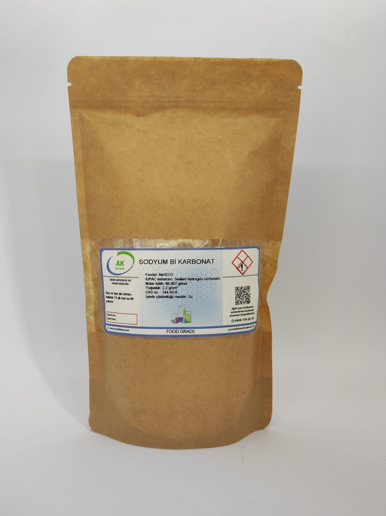 AROPİ SODYUM BİKARBONAT (FOOD GRADE E 500)
