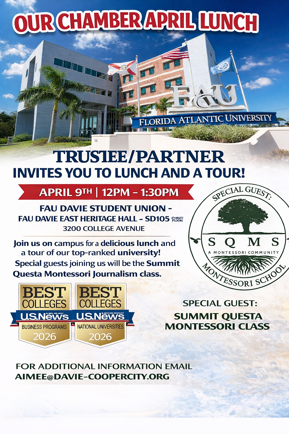 Let's Do Lunch at FAU!