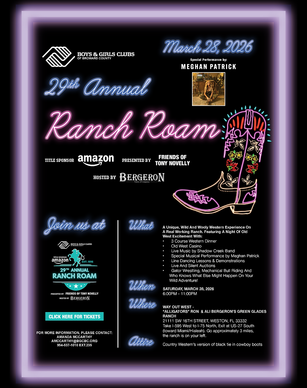 Boys & Girls Club of Broward County 29th Annual Ranch Roamd