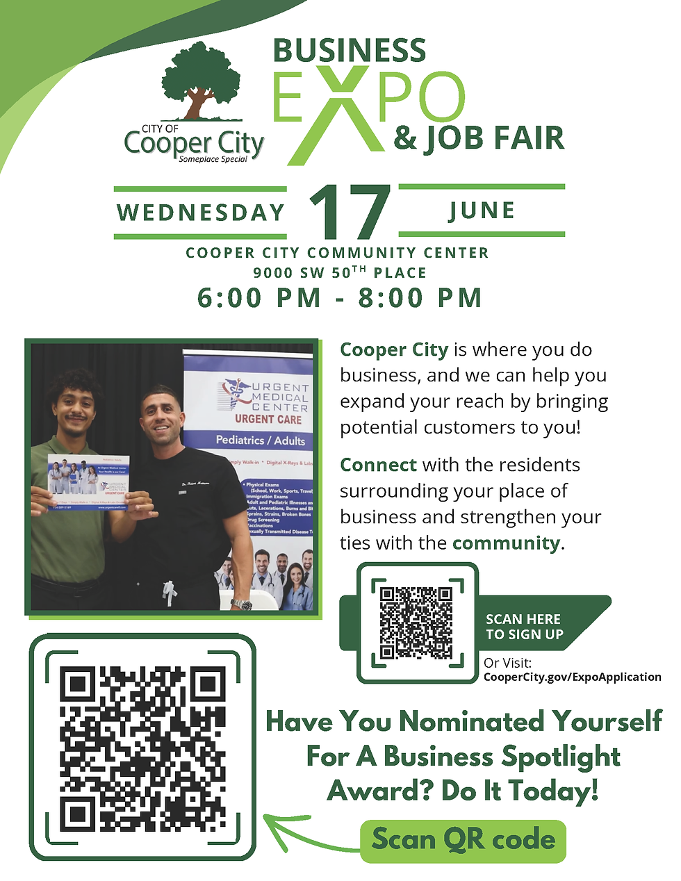 COOPER CITY - BUSINESS EXPO AND JOB FAIR (Exclusive to Cooper City Business Owners)
