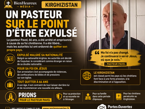 UN PASTEUR LIBÉRÉ… MAIS CONTRAINT À L’EXIL