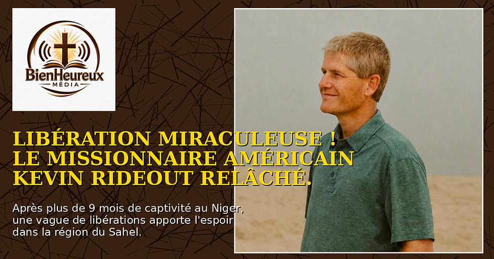 Kevin Rideout relâché après des mois de captivité au Niger