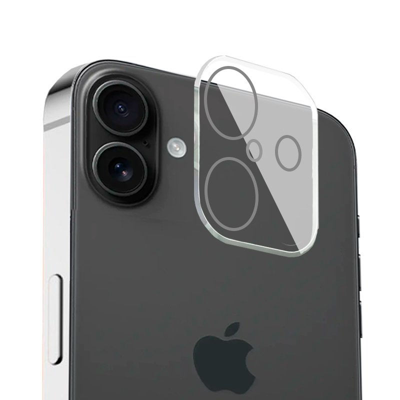 Miniatura: Protector de vidrio templado COOL para cámara de iPhone 16/16 Plus