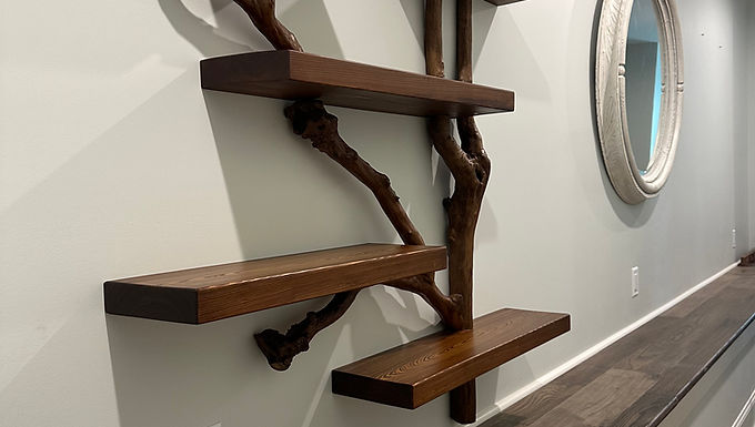 Floating shelves