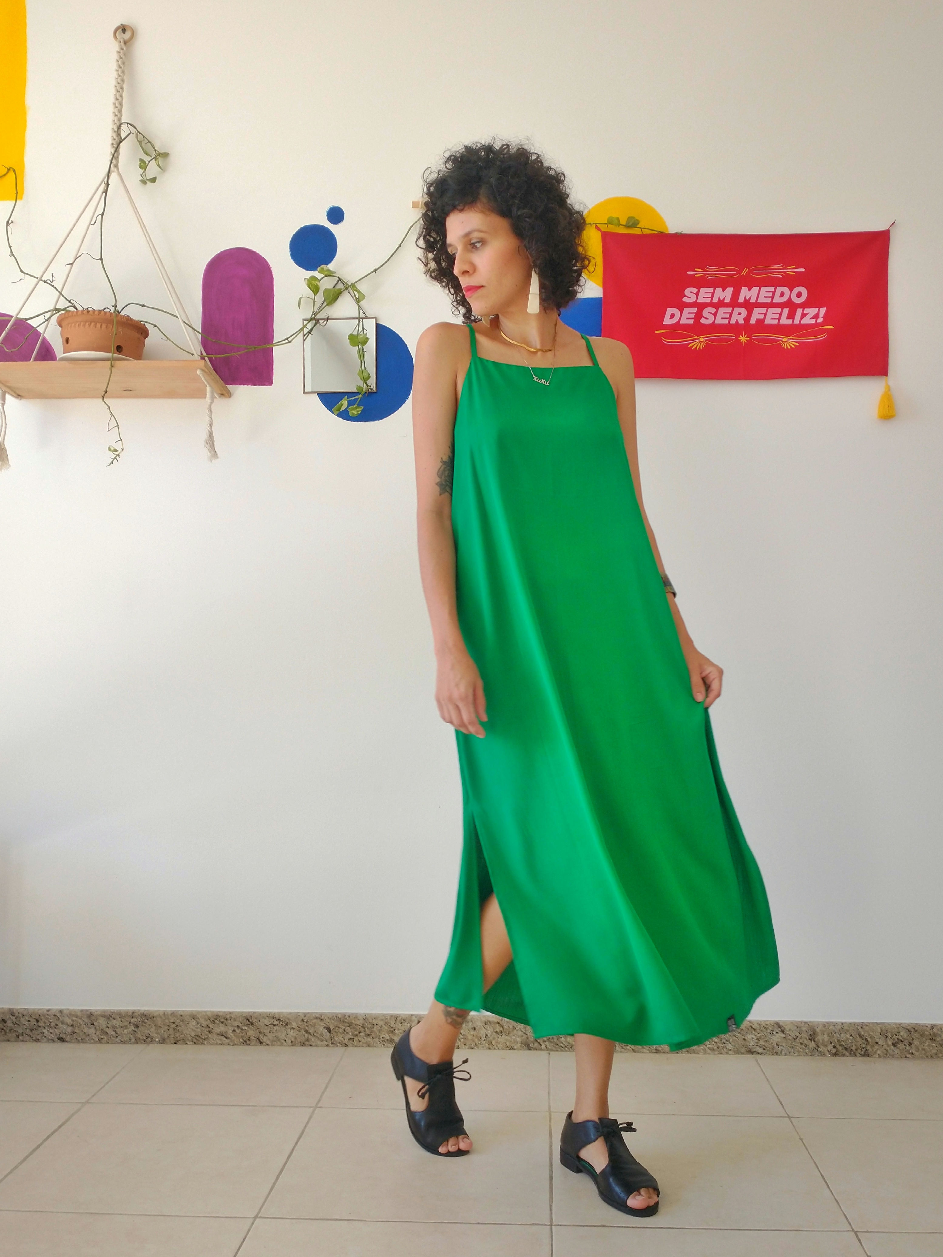 Vestido Volver - Folha