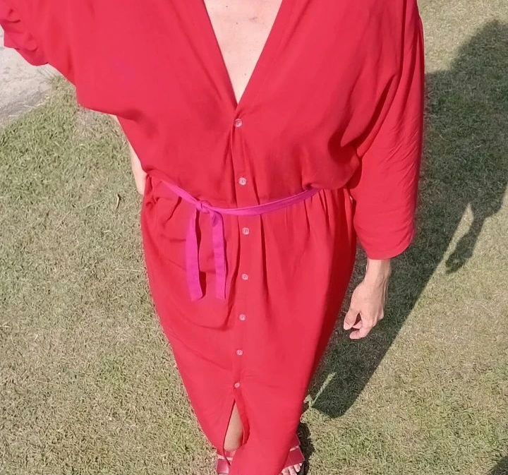 Kimono/Vestido - Vermelhão