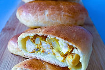 Homemade buns, bandeles su idarais