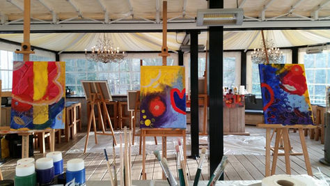 Schilderworkshop op prachtige locatie!