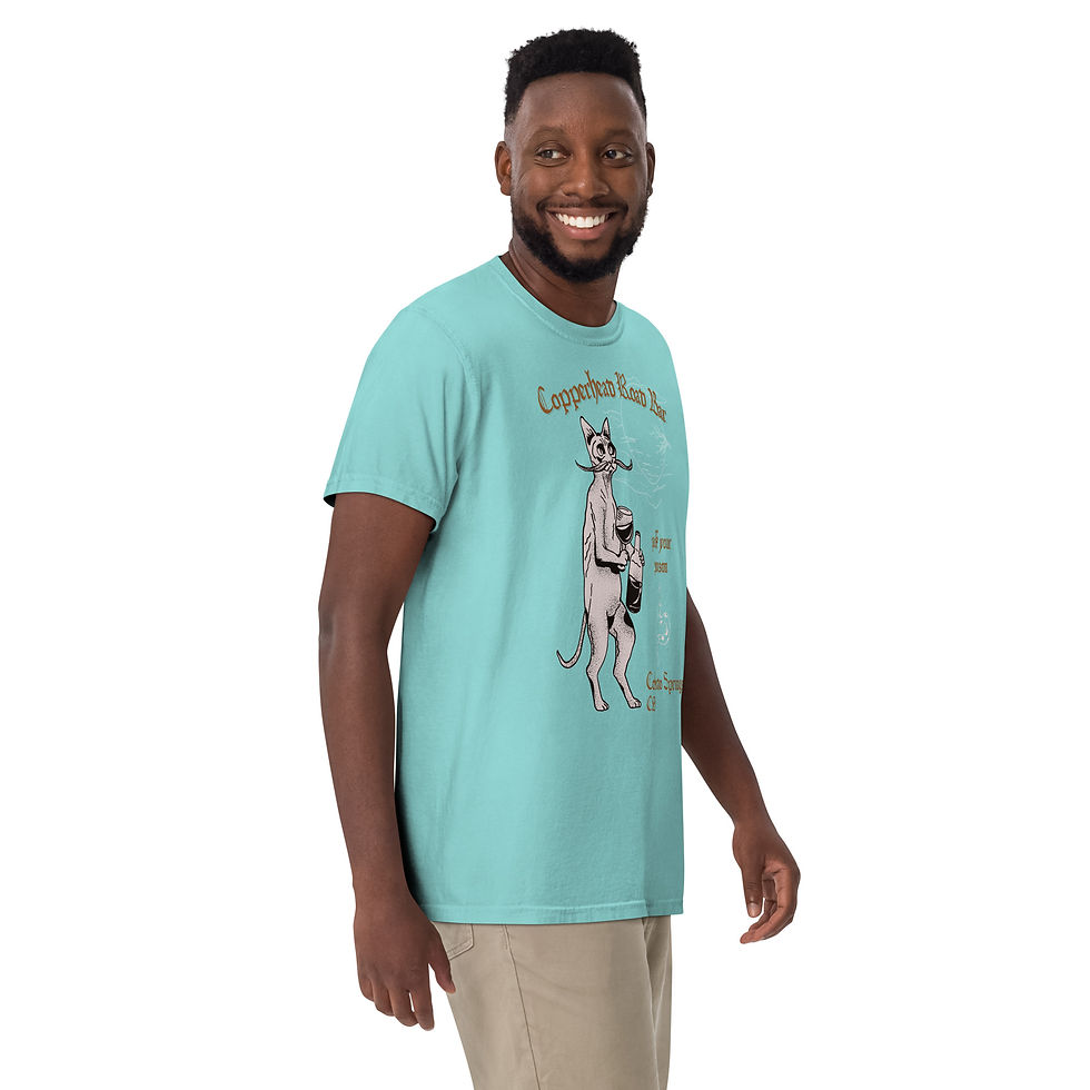 Thumbnail: Unisex Hairless Copperhead Cat Tee