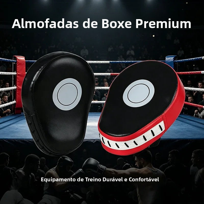 Alvo de Mão para Boxe e Muay Thai em Couro PU – Luva de Treinamento