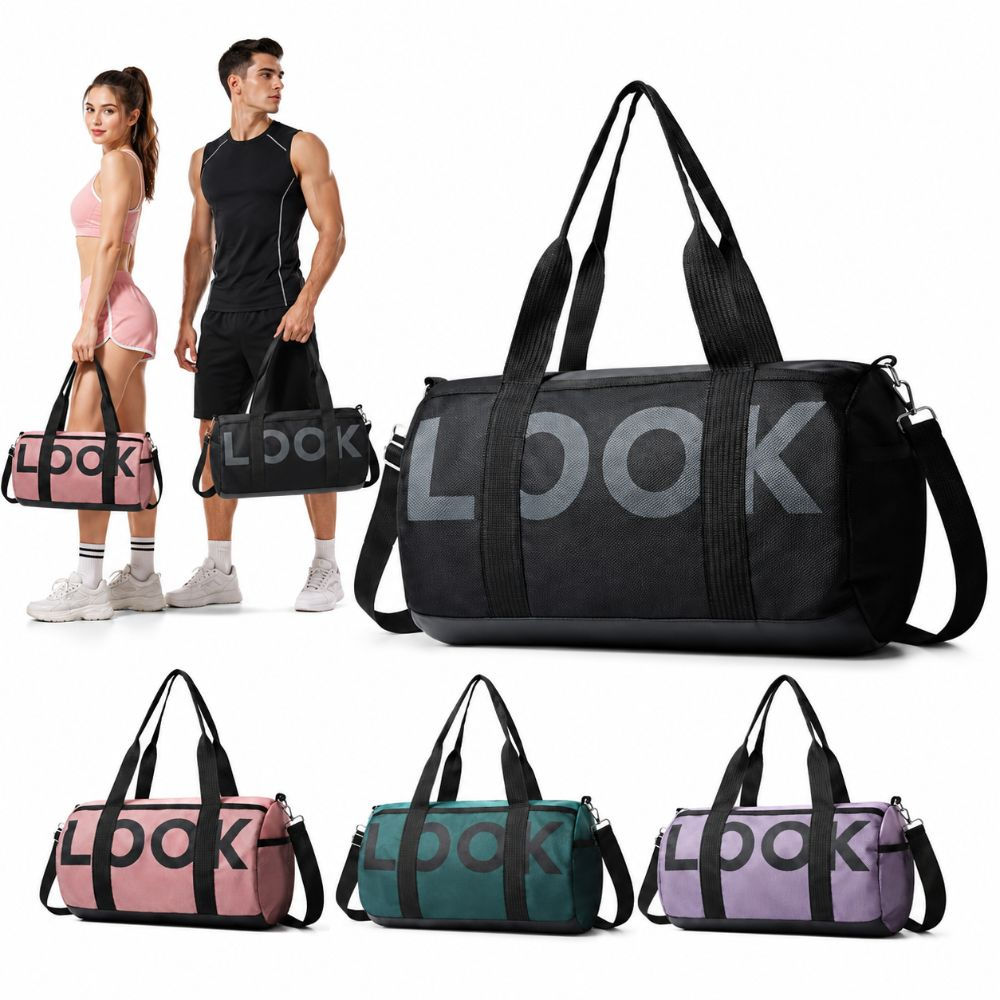 Bolsa Transversal Esportiva de Nylon com Grande Capacidade