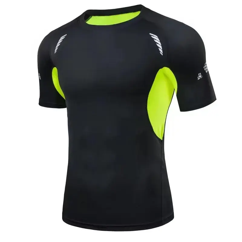 Camiseta Esportiva de Compressão e Secagem Rápida