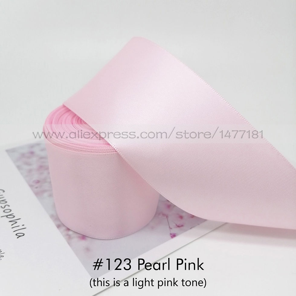 Thumbnail: 25/38/50mm Double Sided Satin Ribbon - 1"/1.5"/2" 4B50