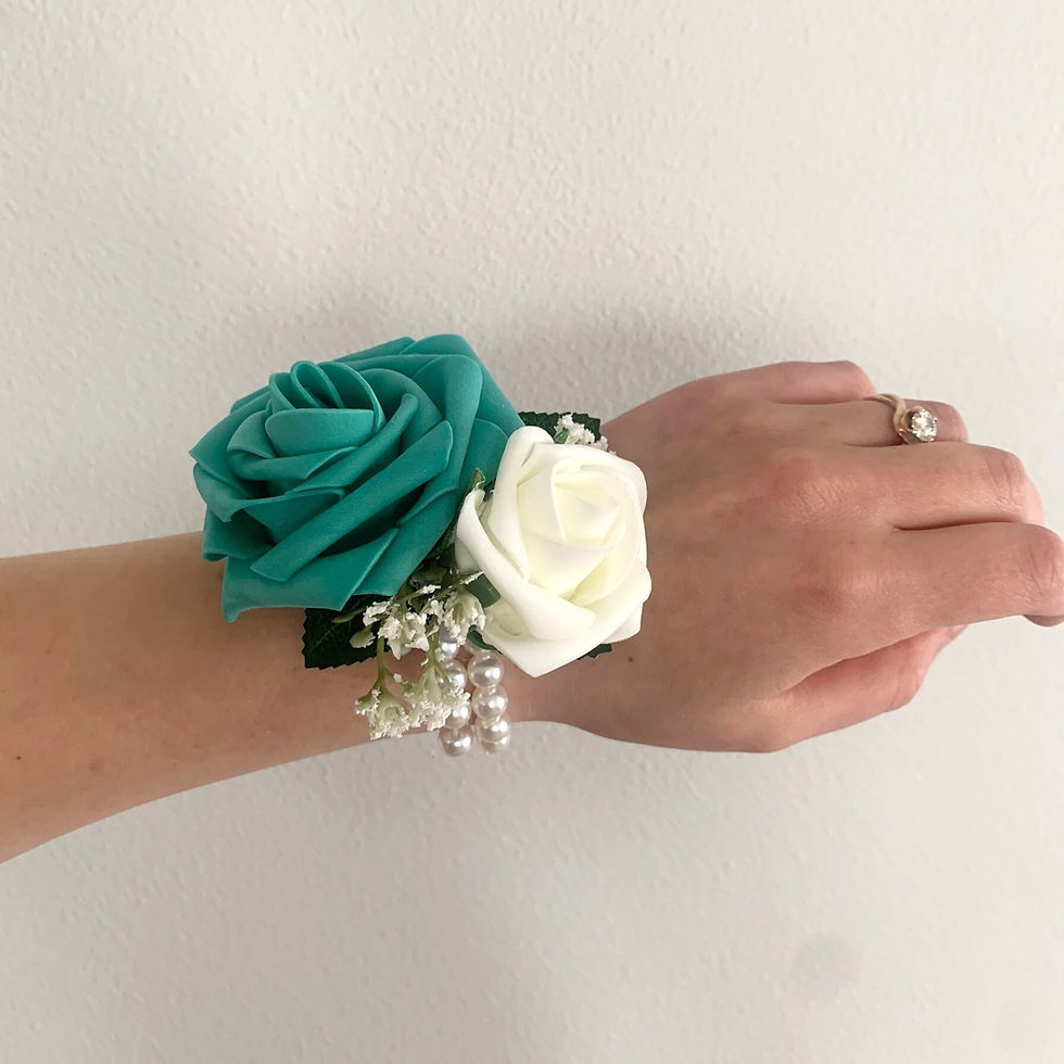 Thumbnail: Order for Grace (Dark Teal and Ivory Rose)