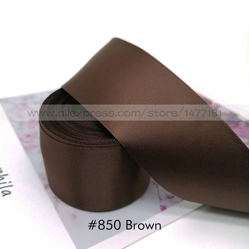 Thumbnail: 25/38/50mm Double Sided Satin Ribbon - 1"/1.5"/2" 4B50