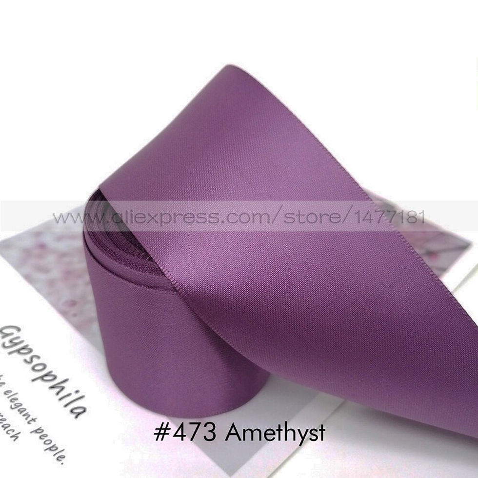 Thumbnail: 25/38/50mm Double Sided Satin Ribbon - 1"/1.5"/2" 4B50