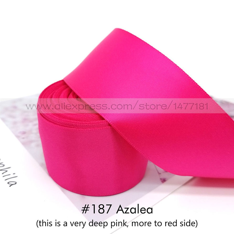Thumbnail: 25/38/50mm Double Sided Satin Ribbon - 1"/1.5"/2" 4B50