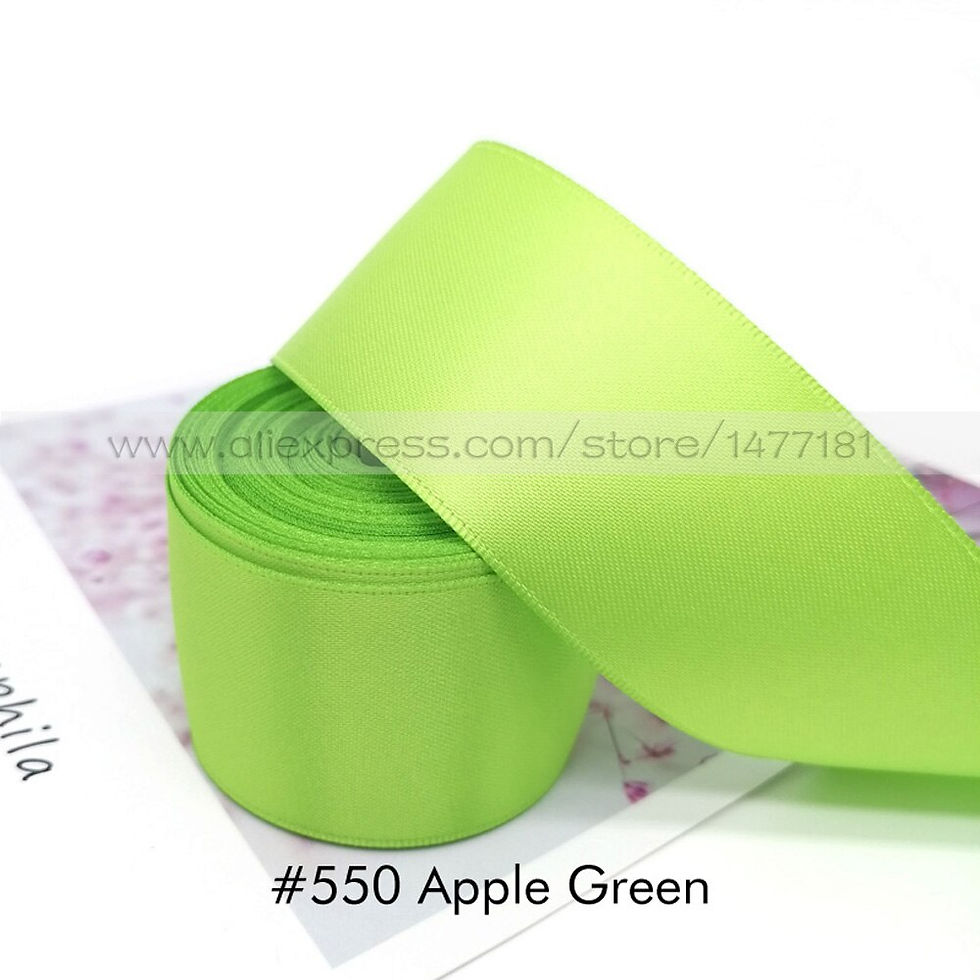 Thumbnail: 25/38/50mm Double Sided Satin Ribbon - 1"/1.5"/2" 4B50