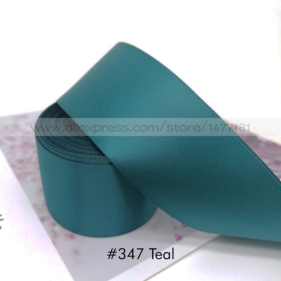 Thumbnail: 25/38/50mm Double Sided Satin Ribbon - 1"/1.5"/2" 4B50