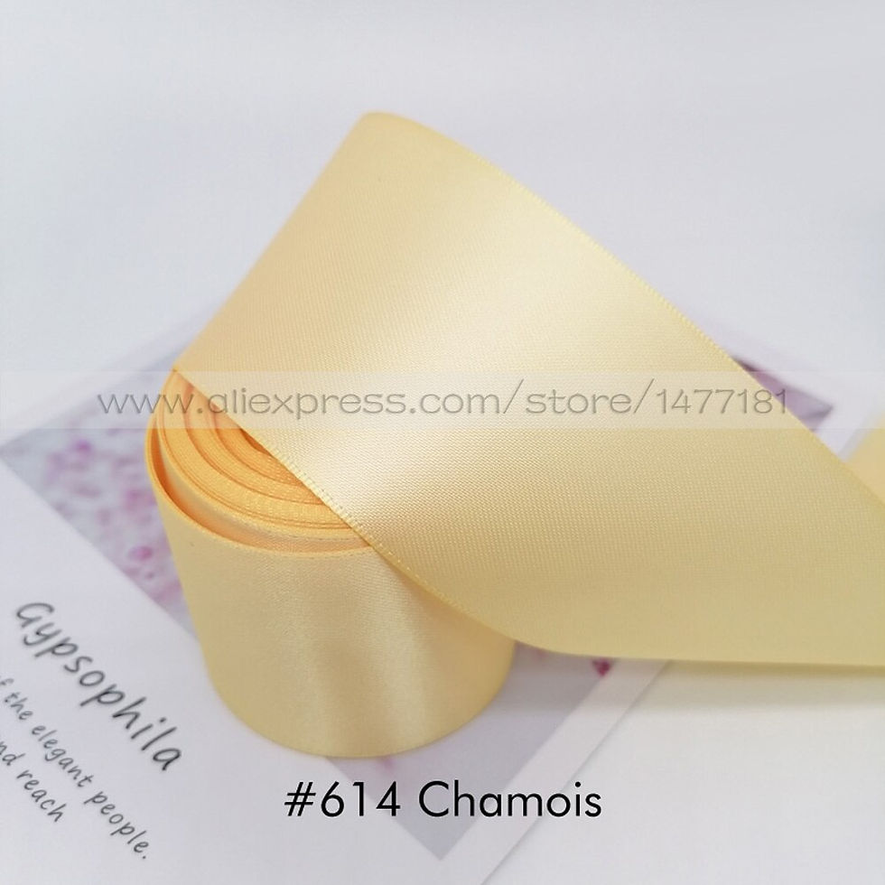 Thumbnail: 25/38/50mm Double Sided Satin Ribbon - 1"/1.5"/2" 4B50