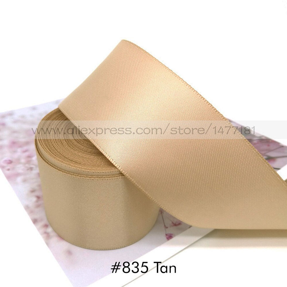 Thumbnail: 25/38/50mm Double Sided Satin Ribbon - 1"/1.5"/2" 4B50