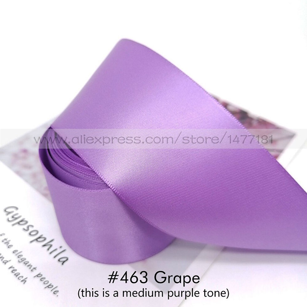 Thumbnail: 25/38/50mm Double Sided Satin Ribbon - 1"/1.5"/2" 4B50
