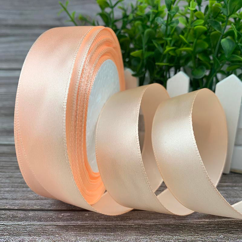Thumbnail: 25 Yards/Roll Satin Ribbon for Bouquet Wraps - Many Widths Available