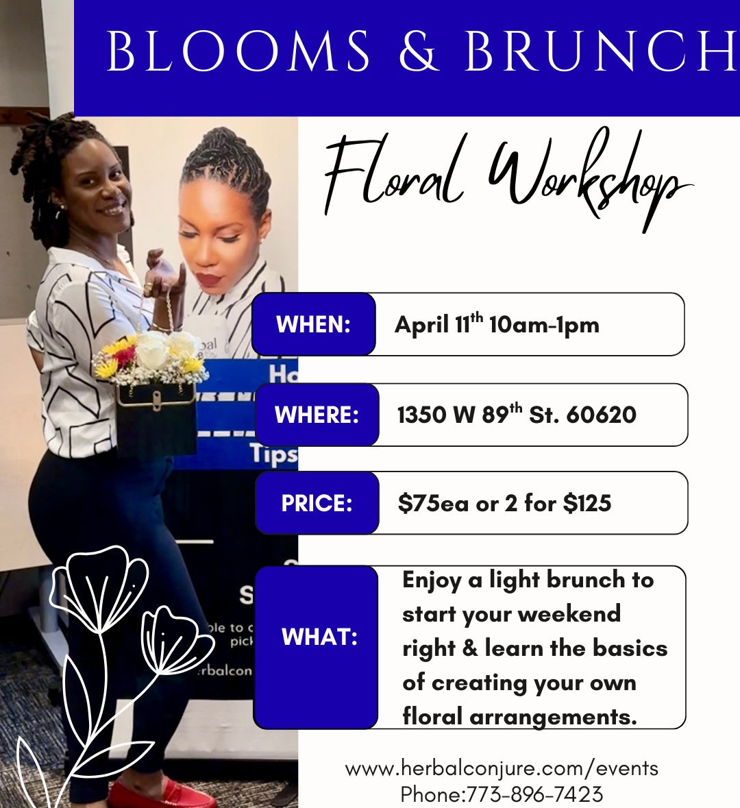 Blooms & Brunch ticket